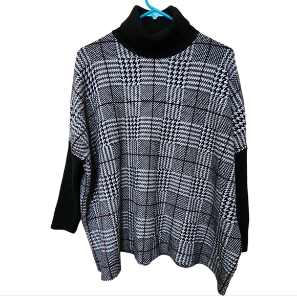 Nordstrom Joseph A Houndstooth Turtleneck Sweater - Picture 4 of 12